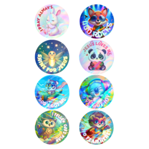 DAZZLE STICKER SET (8 STICKERS)